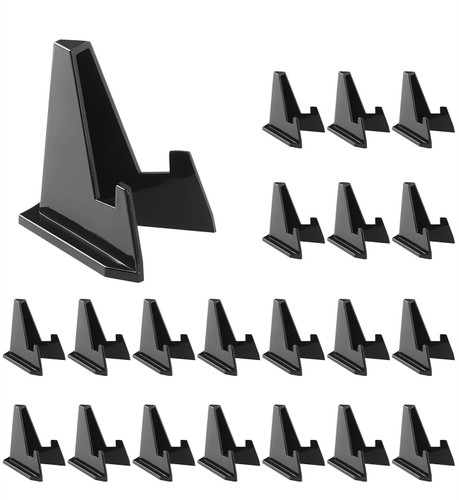 20pcs black acrylic easel - acrylic,