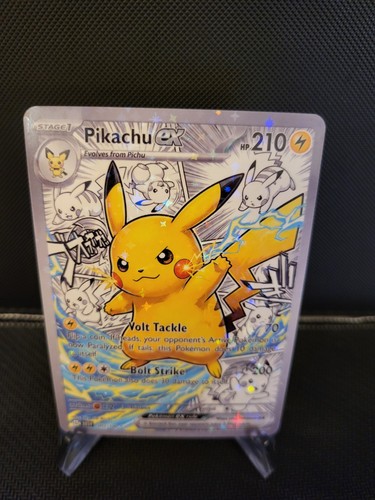 Pikachu pokemon card full - ex,